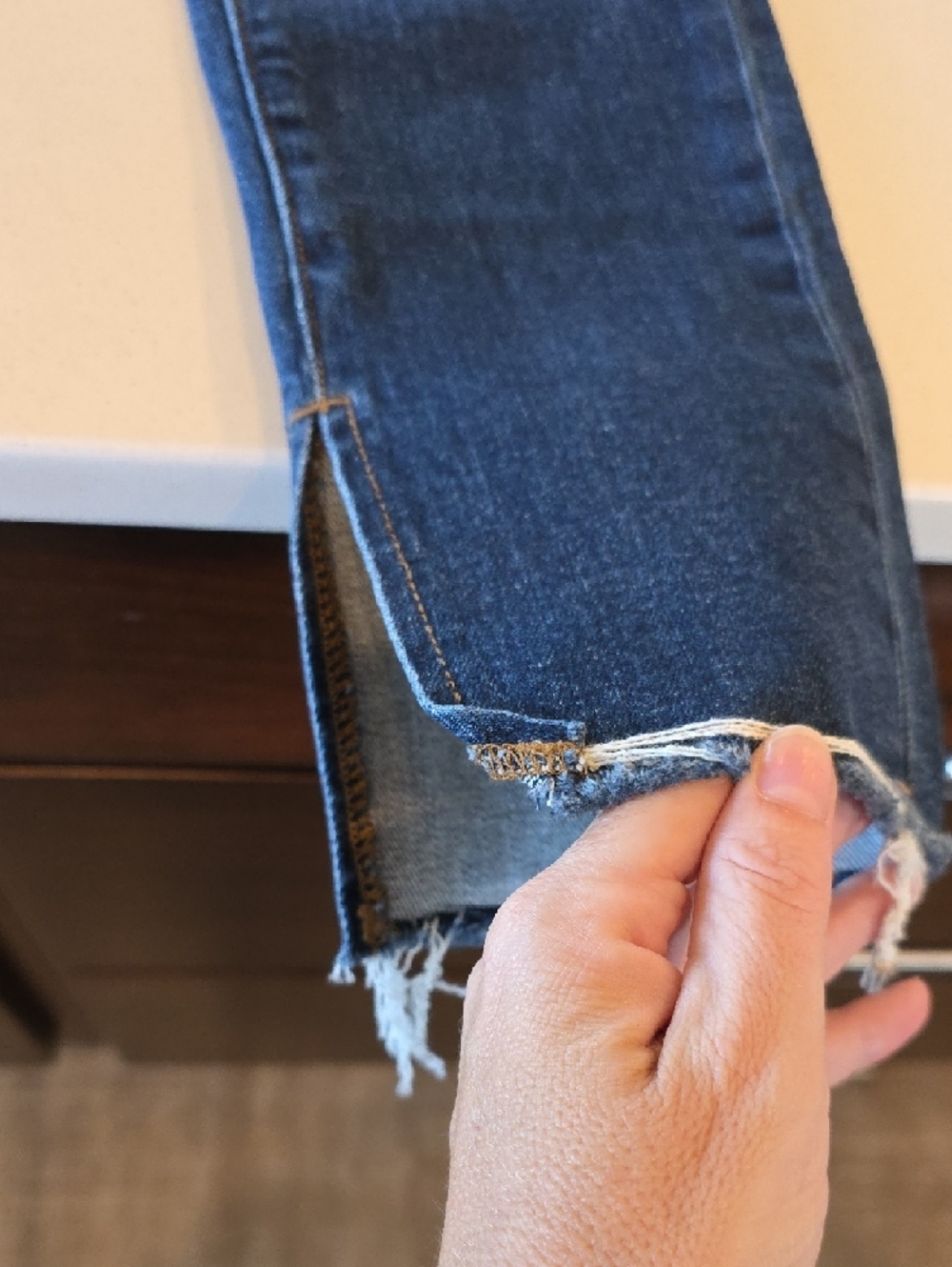 3 Pair Women's Skinny Jeans in Dark Blue Denim - Picture 8 of 9